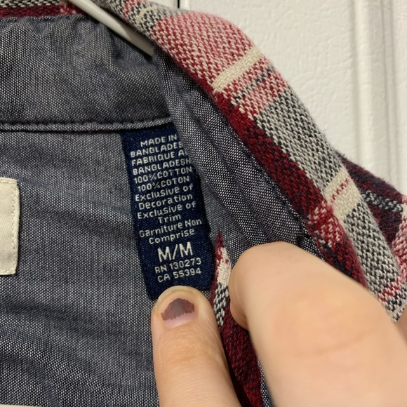 Wrangler Button Up Flannel shirt - Picture 5 of 5